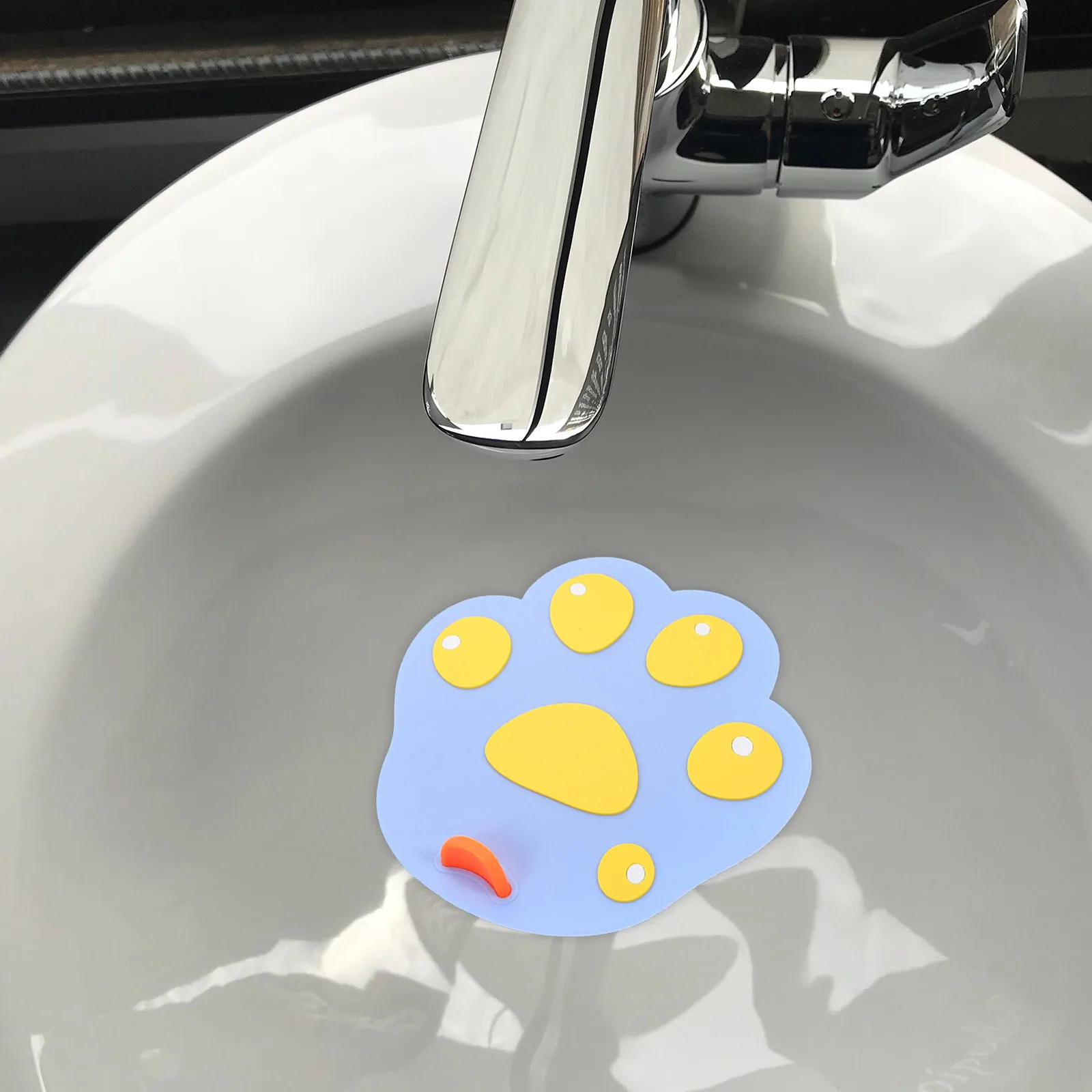 Silicone Drain Cover Cat Claw Shape Anti-Clog Odor Proof Floor Drain Protector For Bathroom Kitchen Laundry Shower Tub