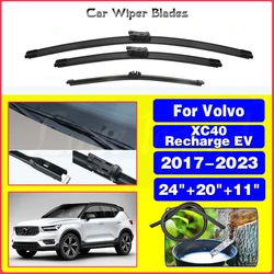 Front Rear Wiper Blades For Volvo XC40 Recharge EV 2017 2018 2019 2020 2021 2022 2023 Windscreen Windshield Window Accessories