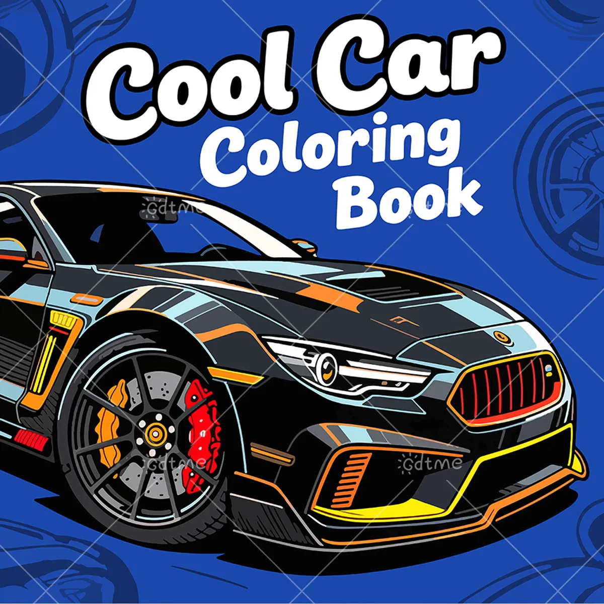 Cool Car Coloring Book For Adults And Teens With Charming Characters And Delightful Cartoon Scenes For Relaxation