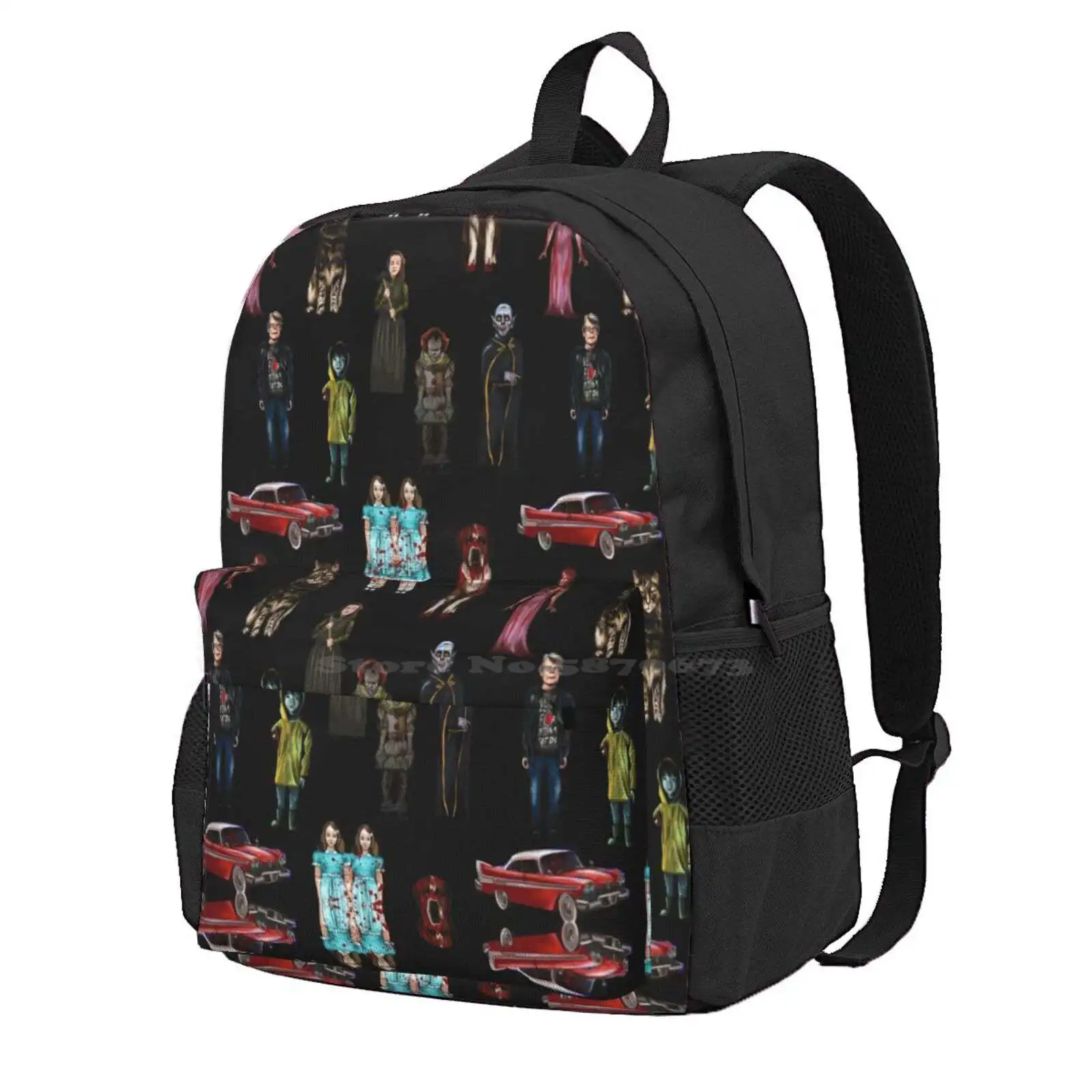 Books Come Alive Hot Sale Schoolbag Backpack Fashion Bags Stephen King Books