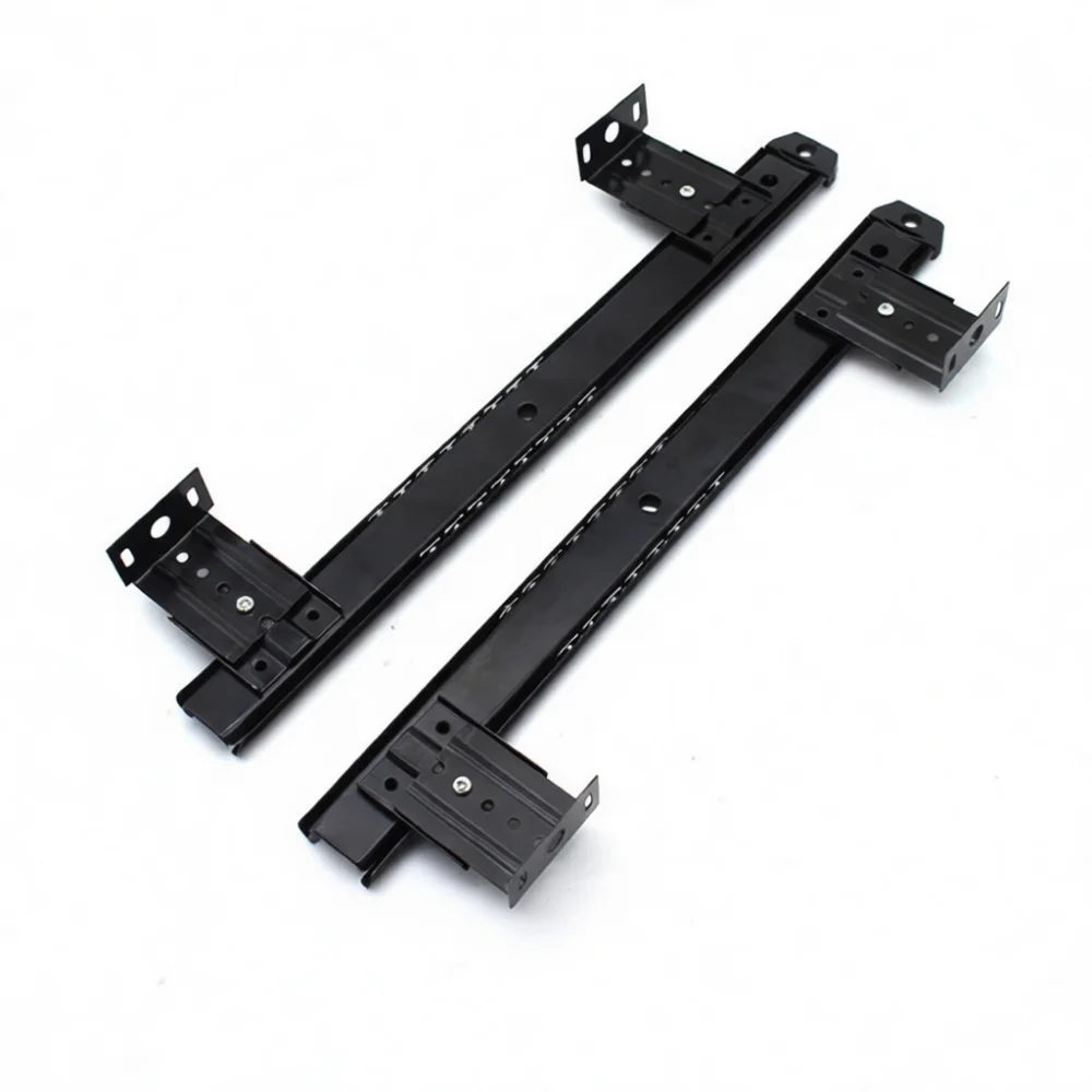 Sturdy Keyboard Tray Glide For Zuogang Computer Desk 35mm Width Steel Drawer Runner Silent Rolling Track Office Hardware