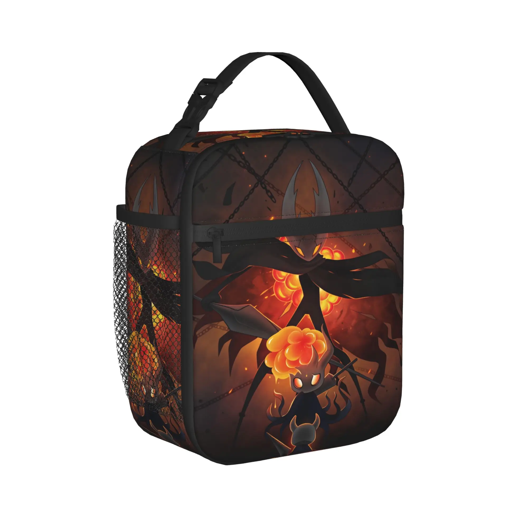 Hollow Knight Lunch Bag  Leisure Lunch Box For Unisex School Portable Cooler Bag Waterproof Print Thermal Lunch Bags