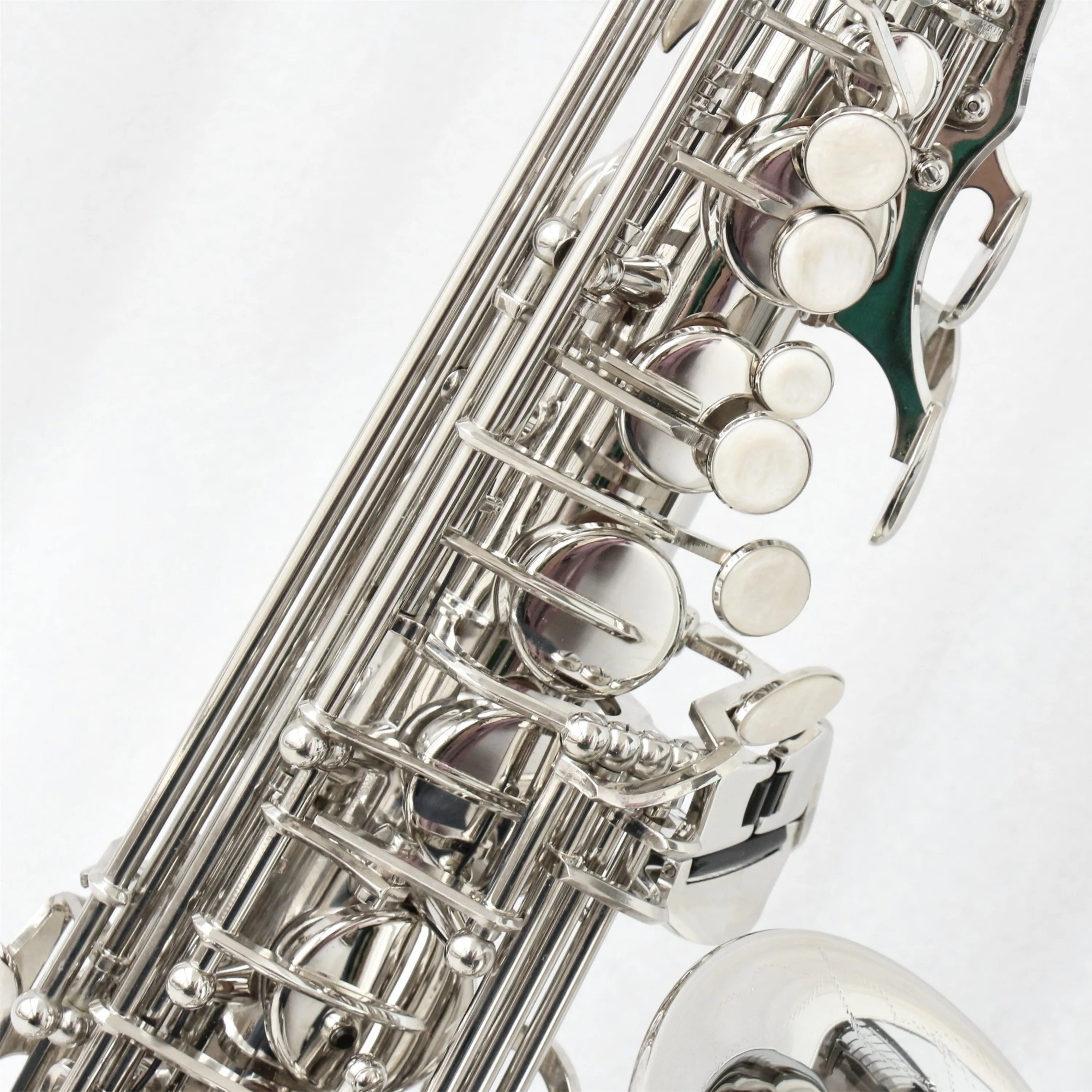 Hooqu Высококачественный посеребренный никелированный саксофон Красивая поверхность Идеальный звук Альт-саксофон Доступная цена Саксофон Альт