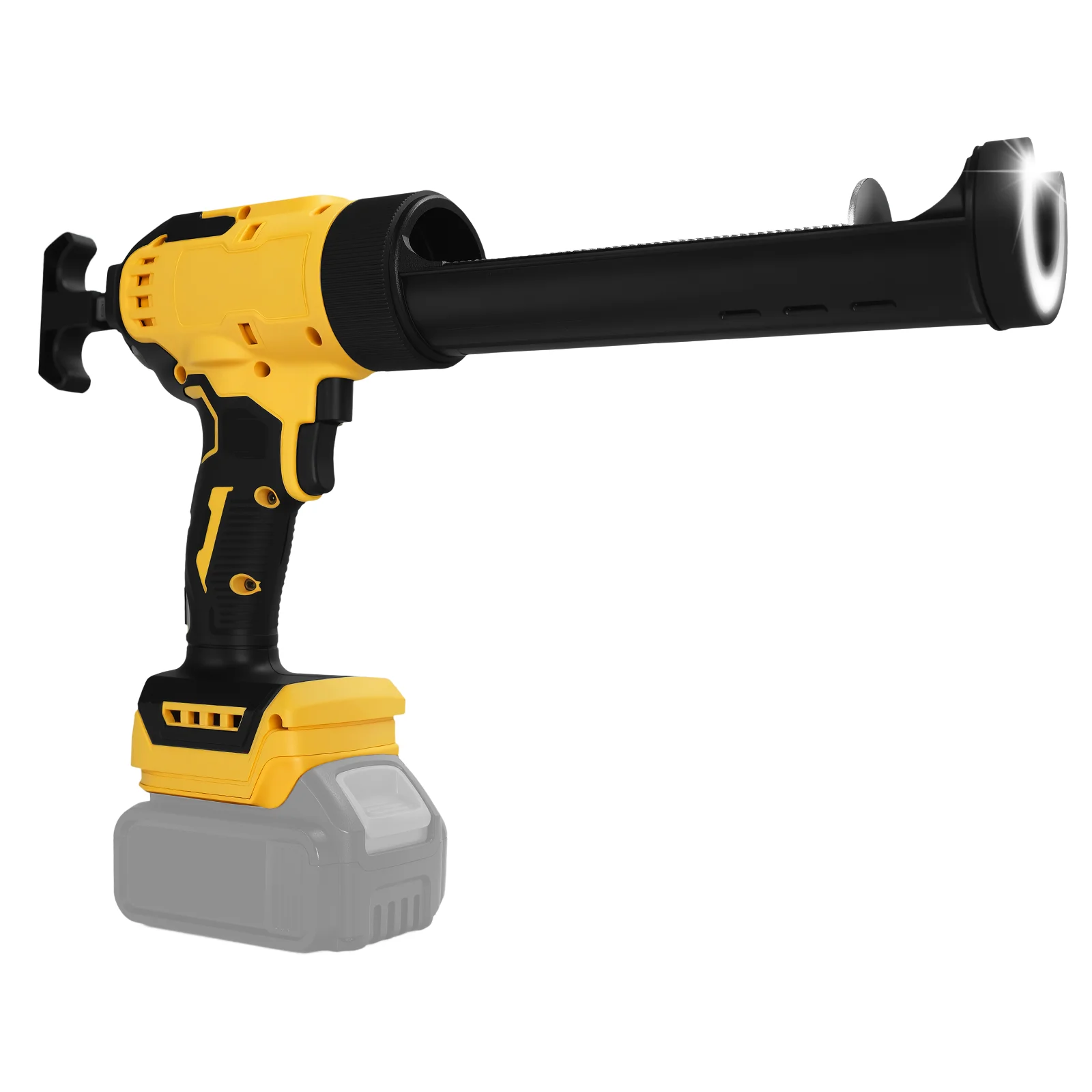 Elektrisch Kitpistool 6 Snelheden Draadloos Glas Lijmpistool 10 Oz/300 Ml Siliconen Pistool Vullen Afdichting Tool voor Dewalt 20V Batterij