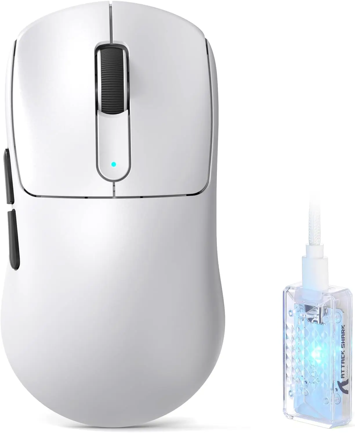 

ATTACK SHARK V5 Wireless Gaming Mouse with 42000 DPI -PAW3950 MAX Sensor -55g Ultra-Lightweight-Nordic 52840 MCU