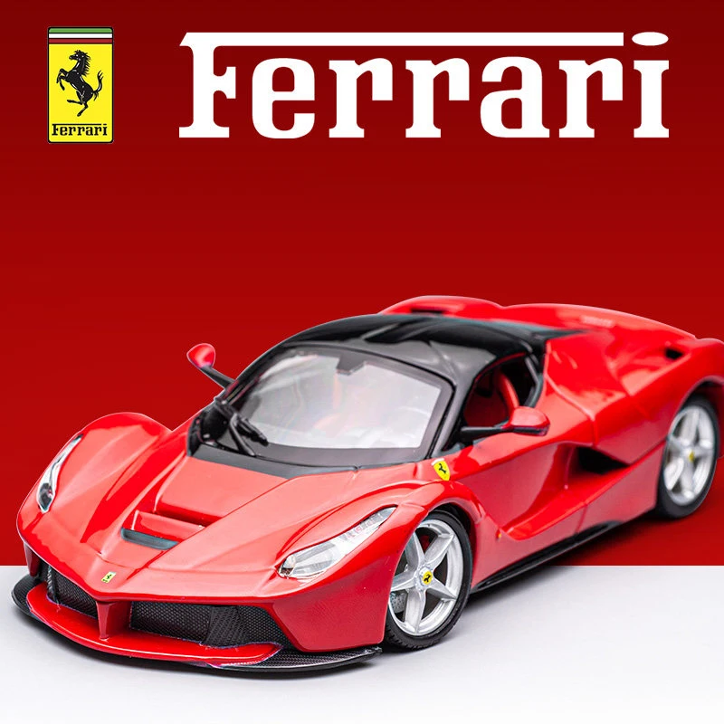 

Bburago 1:24 Ferrari LaFerrari Aperta Roma Supercar Die-casting Metal Model Children Toy Boyfriend Gift Alloy Car Collection