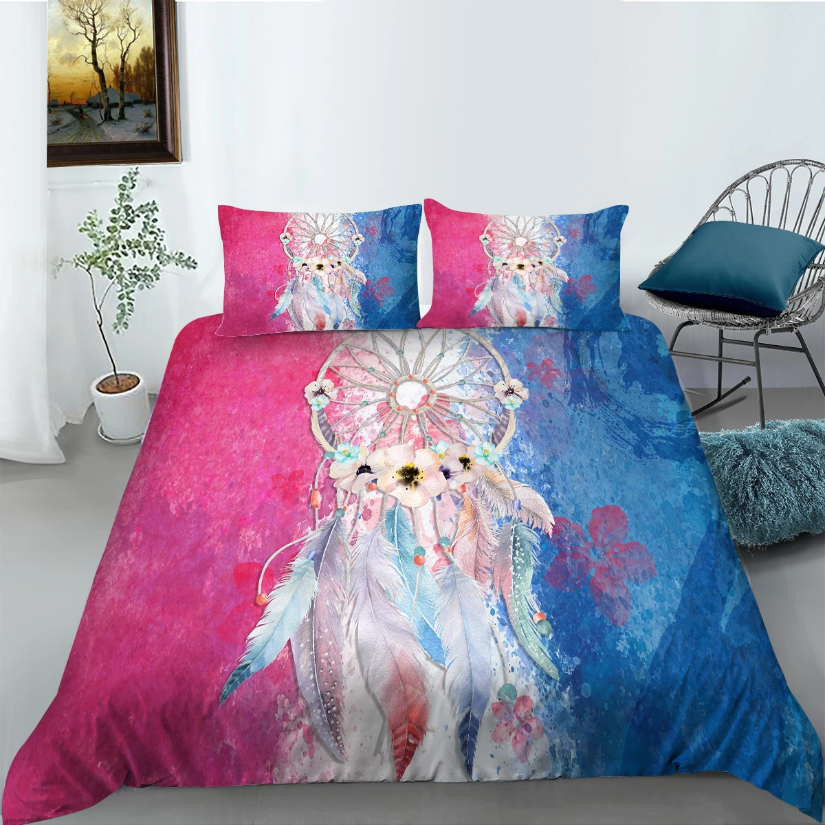 

Comforter Cover Set Bedding Set Duvet Cover 3D Quilt Cover Luxury Dream Catcher Bedclothes