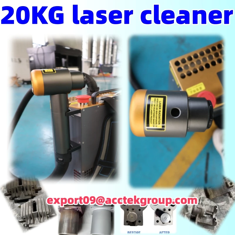 Customzied Laser Small Size 200w 300w Cleaning Machine Rust Laser Cleaner Oxide Layer Removing Tools 100w JPT Paint Stripping