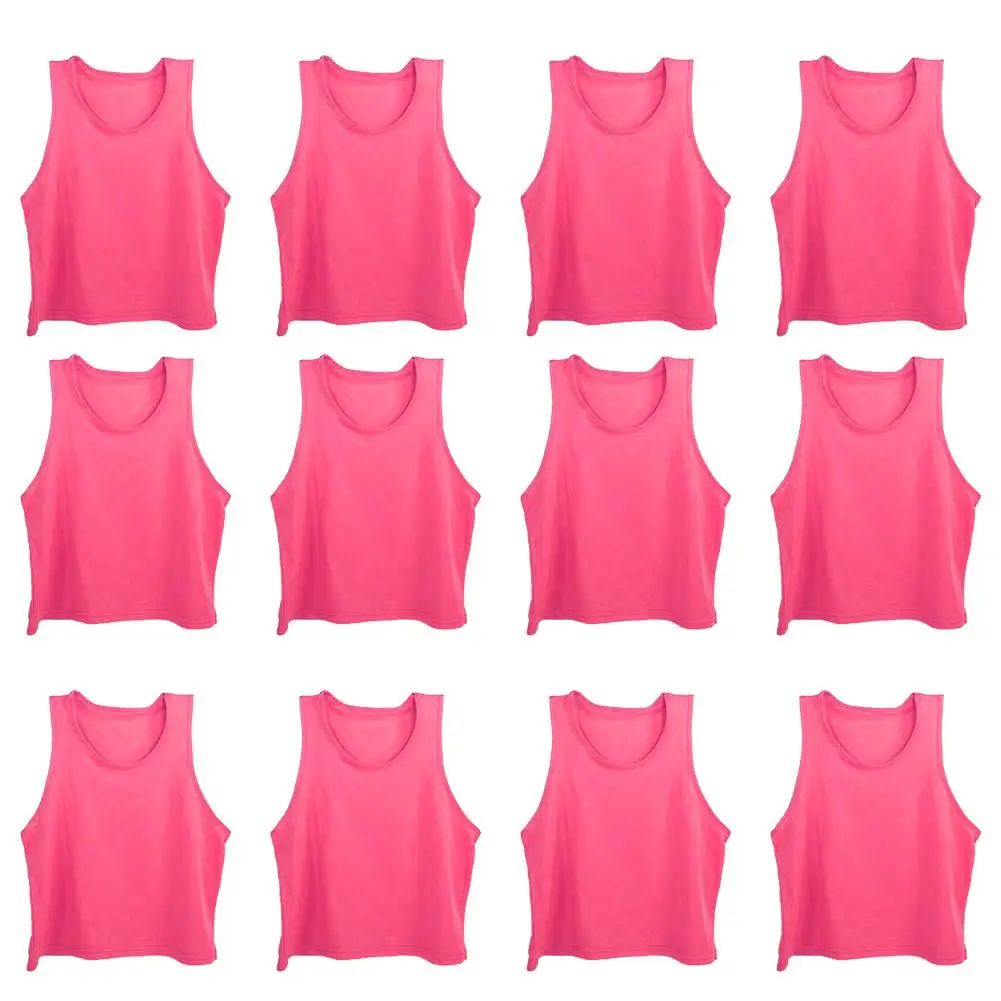 

12pcs Kids Soccer Training Vest Scrimmage Practice Pinnies