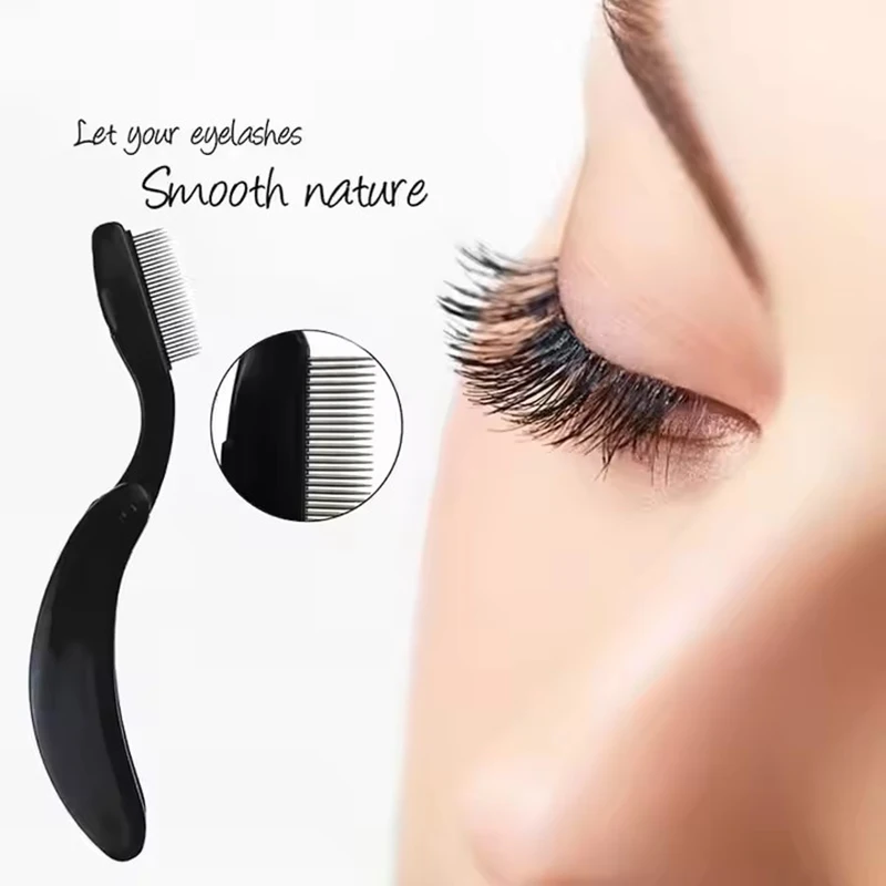 Séparateur de peigne à cils pliable, applicateur de Mascara à sourcils, définisseur de cils, outil de brosses cosmétiques conçu en Arc