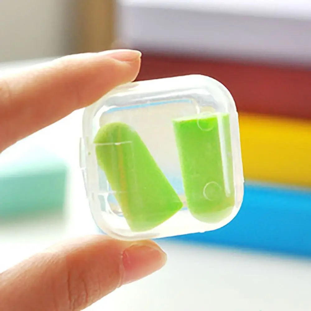 

1 Pair Noise Reduction Anti-noise Earplugs Soundproof Sound Insulation Ear Plugs Waterproof Foam Sleeping Earplugs Ear Protect