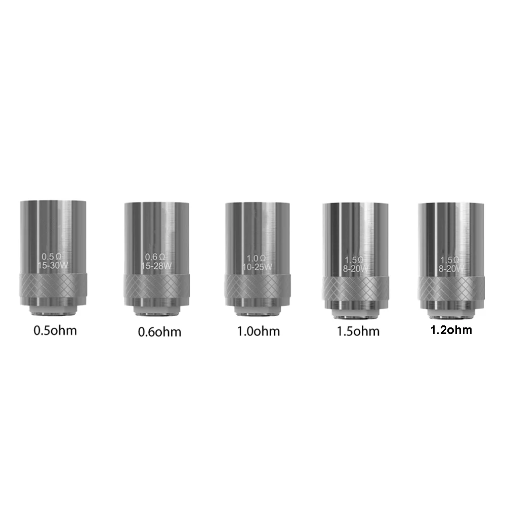 Arcia 5pcs/box CUBIS BF SS316 0.5ohm 0.6ohm Coil for All Cubis Tanks, Ego AIO Electronic Cigarettes PEACEVAPE Vape