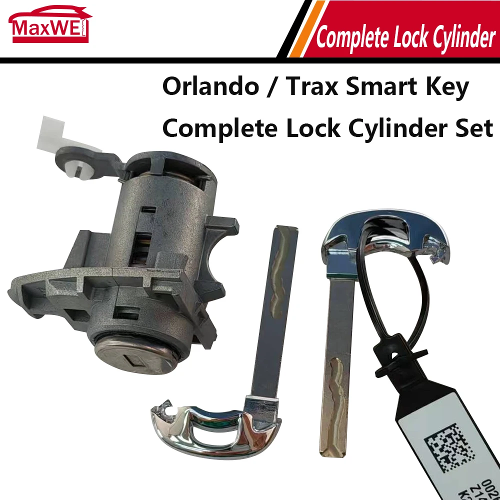 Compatible for Chevrolet Orlando & Trax: Driver-Side Door Lock Cylinder; New Cruze: Keyless Entry Smart Mechanical Lock & Ke