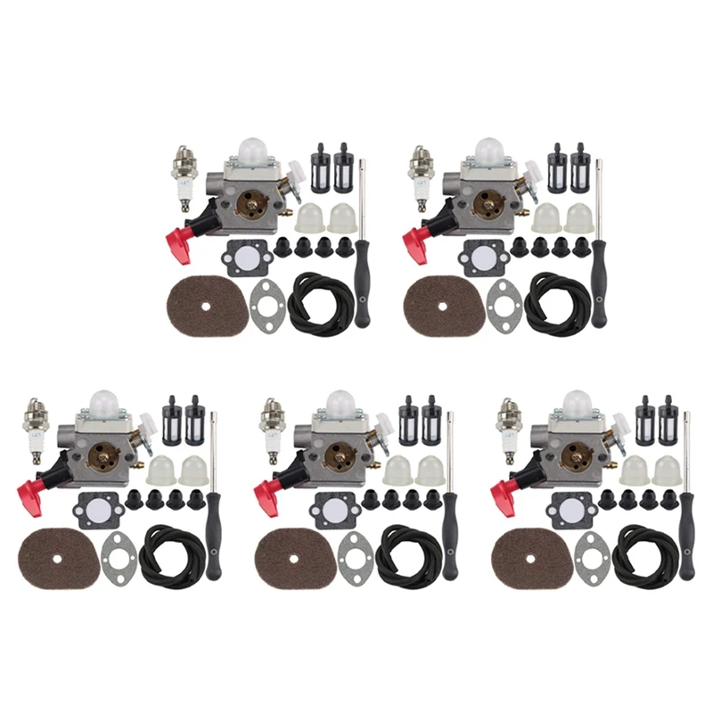 5X C1M-S267A FS40 Carburetor With Air Filter Adjustment Tool For Stihl FS50 FS50C HT56 Trimmer 4144 120 0603 Brushcutter