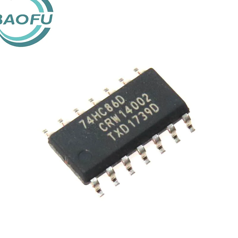 Nuevo original 74HC86D SOIC-14 chip de puerta XOR de cuatro vías y 2 entradas IC lógico