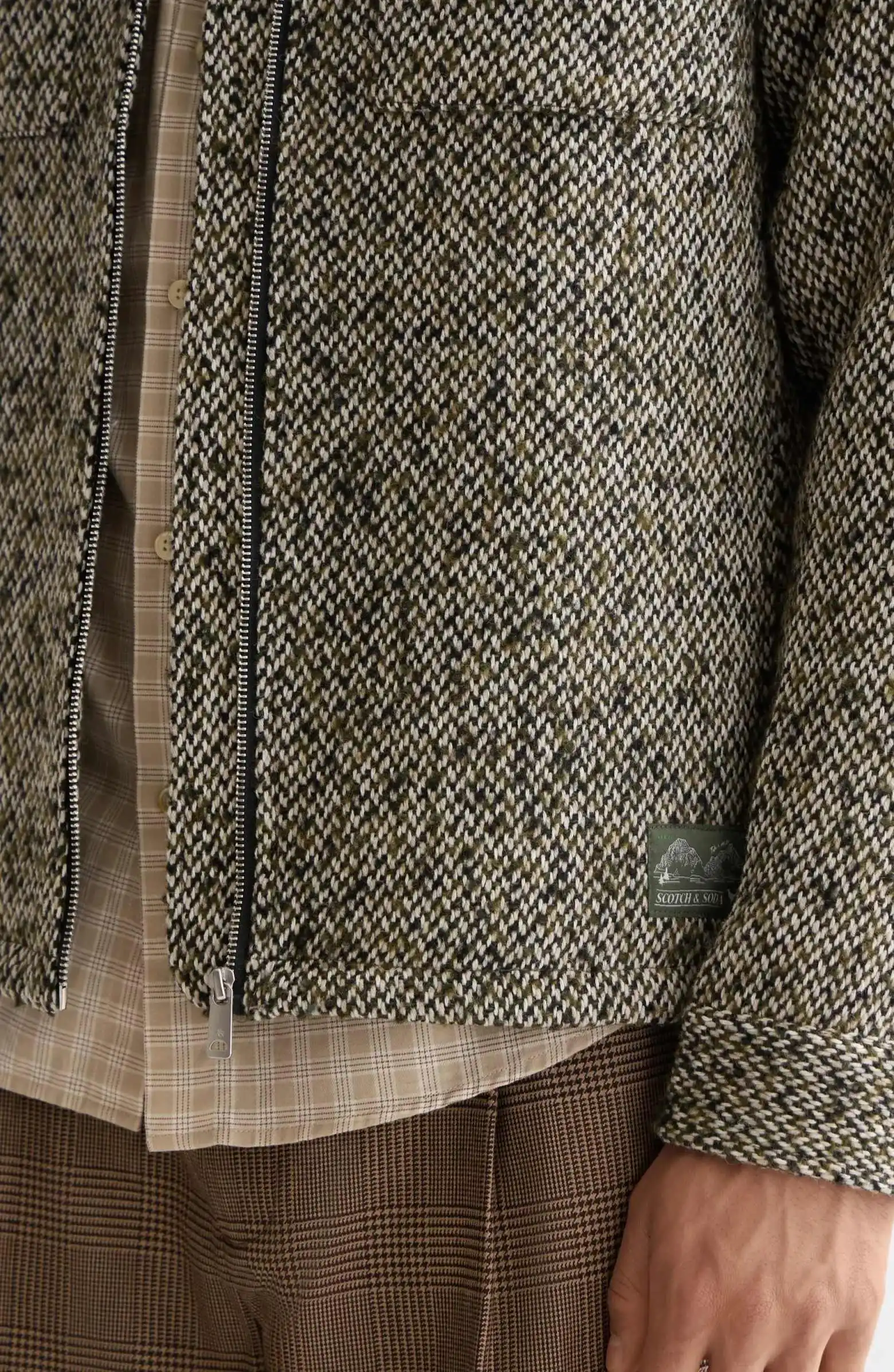 Cappotti da uomo alla moda in lana tinta unita nuova cerniera giacche corte da uomo pendolarismo invernale all'aperto caldo personalizzato