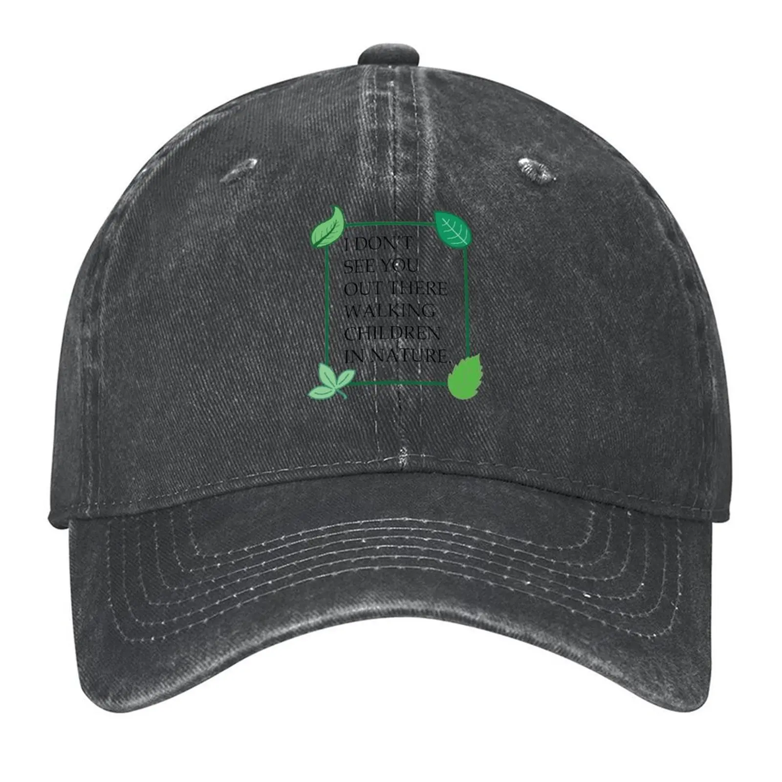 

Tammie Brown: I Don't See You Out There Walking Children In Nature Baseball Cap fun hats Visor Mens Caps Women's