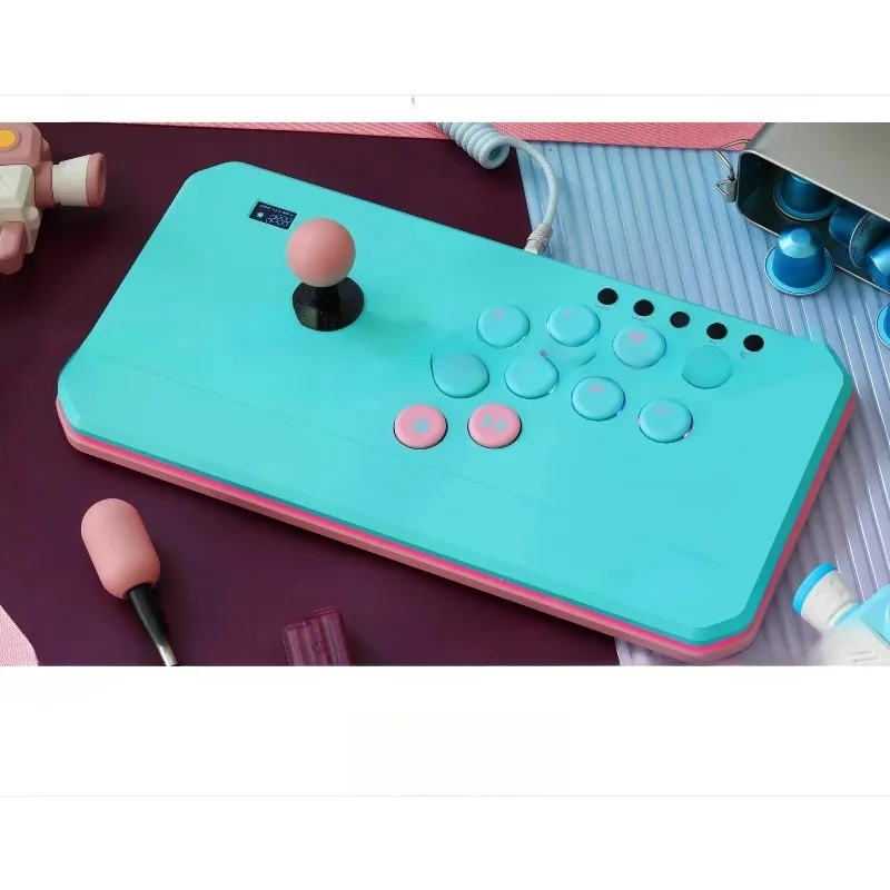 DOIO VLX Full Aluminum Alloy Rocker Arcade Fighting Keyboard HITBOX Support PS5 Switch PC Steam KBGM-H08C
