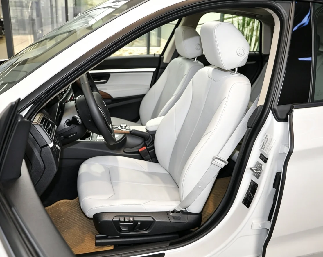 Für BMW F30 2013~2017 Maßgefertigte Autositzbezüge Luxuriöses Nappaleder 100% Passgenau Innenraumzubehör 360 ° Vollständige Abdeckung – Detail 8