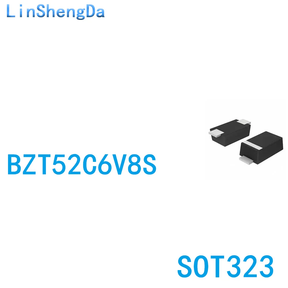 

Диодный регулятор напряжения BZT52C6V8S 6,8 в SOD323 0805 WB (установка 3K)