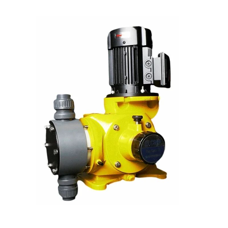 PVC fluid end diaphra metering pump with flow rate of 25 L/h of single-phase-50Hz-220V motor