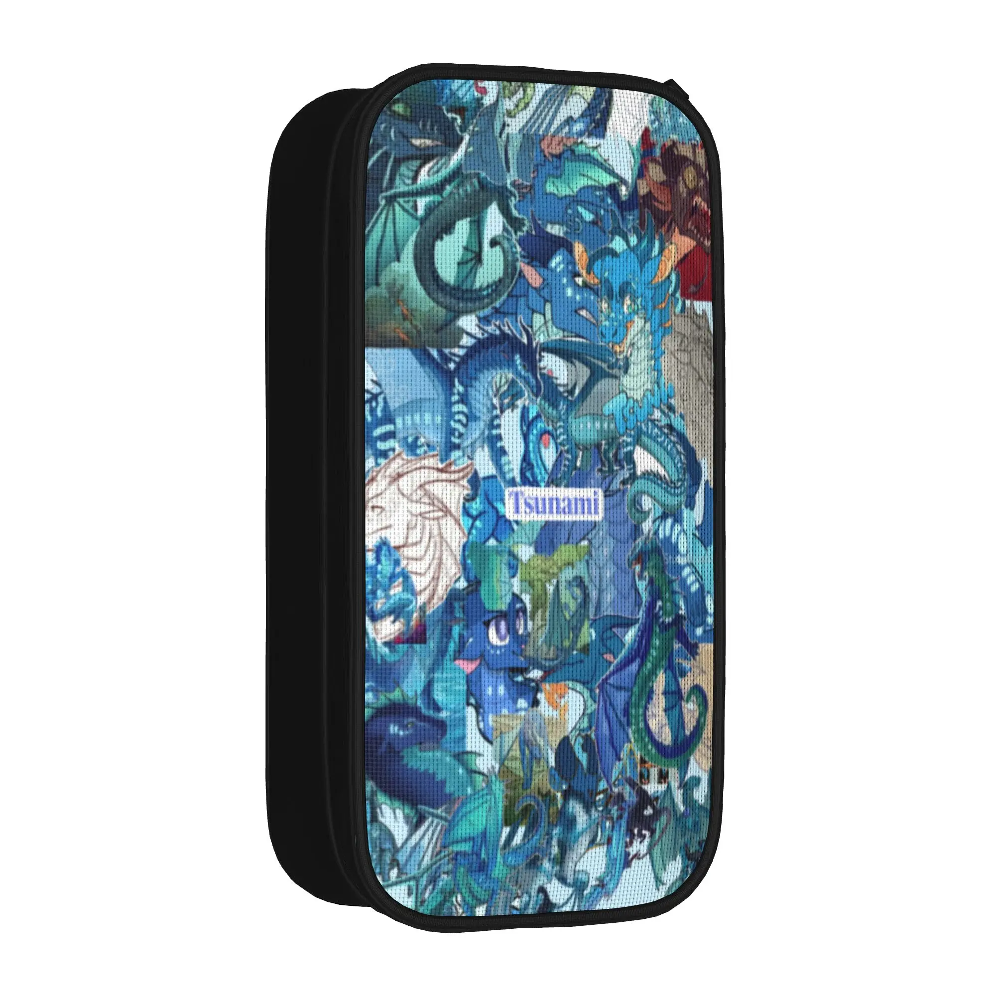 Fashion Wing Of Fire dragon Pencil Cases  Pencilcases Pen Holder for Girls Boys Big Capacity Bag Students School Zipper