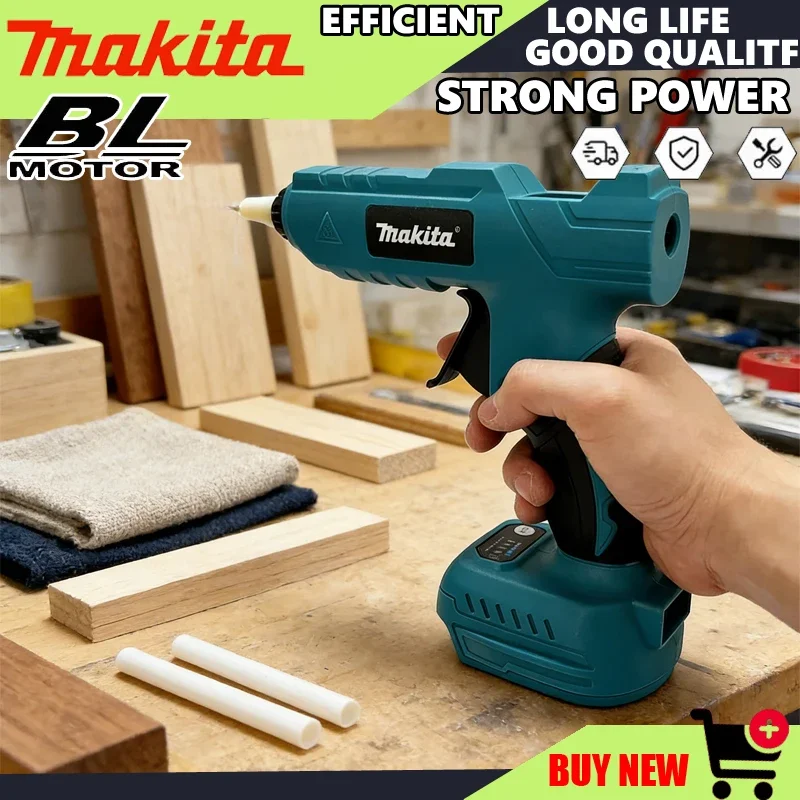 

Аккумуляторный клеевой пистолет Makita для горячей сварки, 11 мм, для домашнего творчества и DIY, электрический инструмент