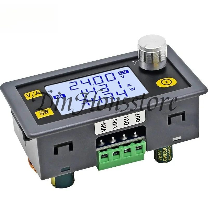 Digital DC Buck Boost Power Supply Module 5-30V Input 0.6-30V Output Adjustable Constant Current Voltage Battery Charging Module