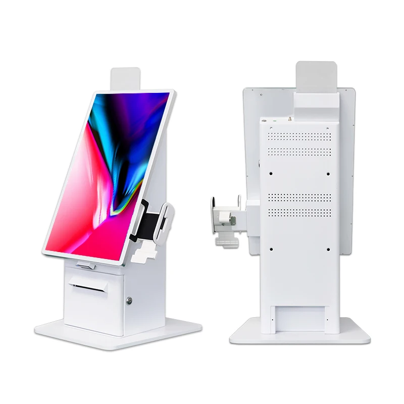 Terminale di pagamento self-service touch interattivo per chiosco auto-ordinato da contatore frontale per ristorante IRXSEE da 21,5 pollici