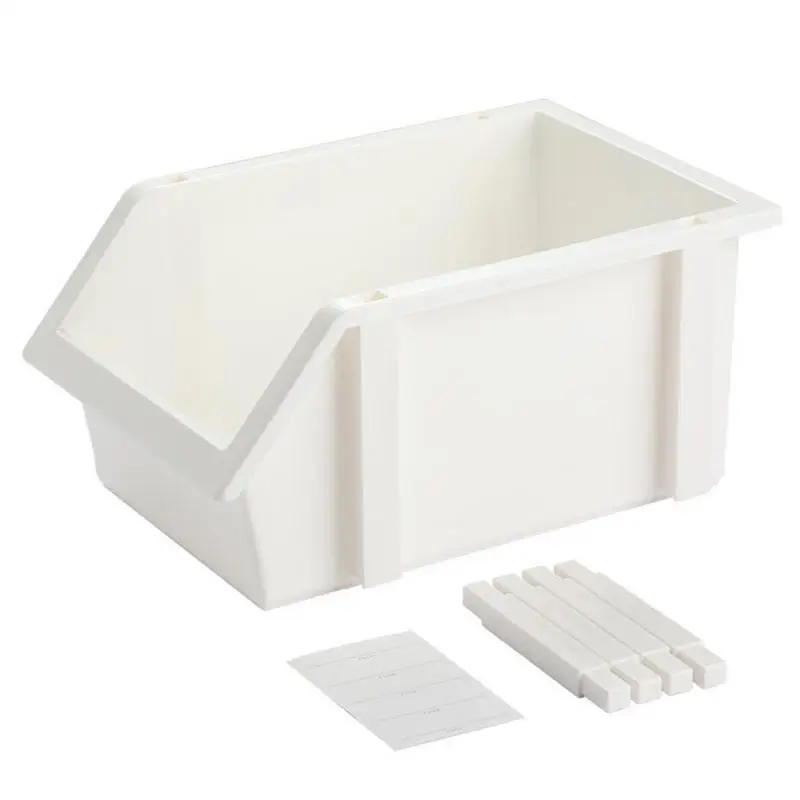 

Штабелируемые корзины, штабелируемые ящики для еды для кухни, организация детской комнаты, белые коробки для организации игрушечной комнаты, комора, пол