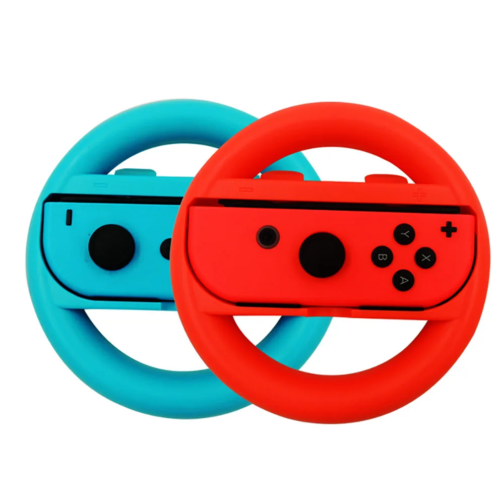 عجلات القيادة لجهاز نينتندو سويتش ووحدة التحكم OLED JoyCons، ملحقات مرفق وحدة تحكم Joycon لعجلات السباق - حزمة مزدوجة #1