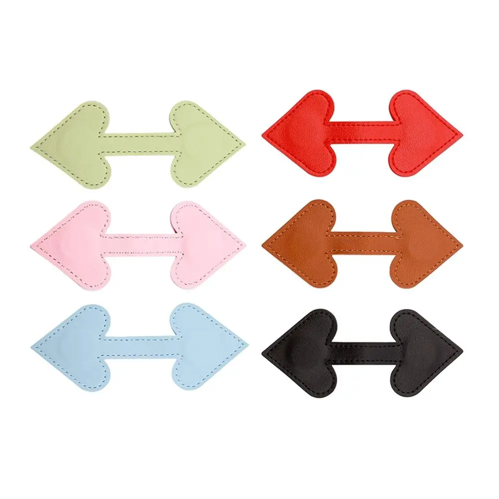 High Quality Leather Magnetic Bookmark Heart Multicolor Bookmark Clips Page Divider Teacher