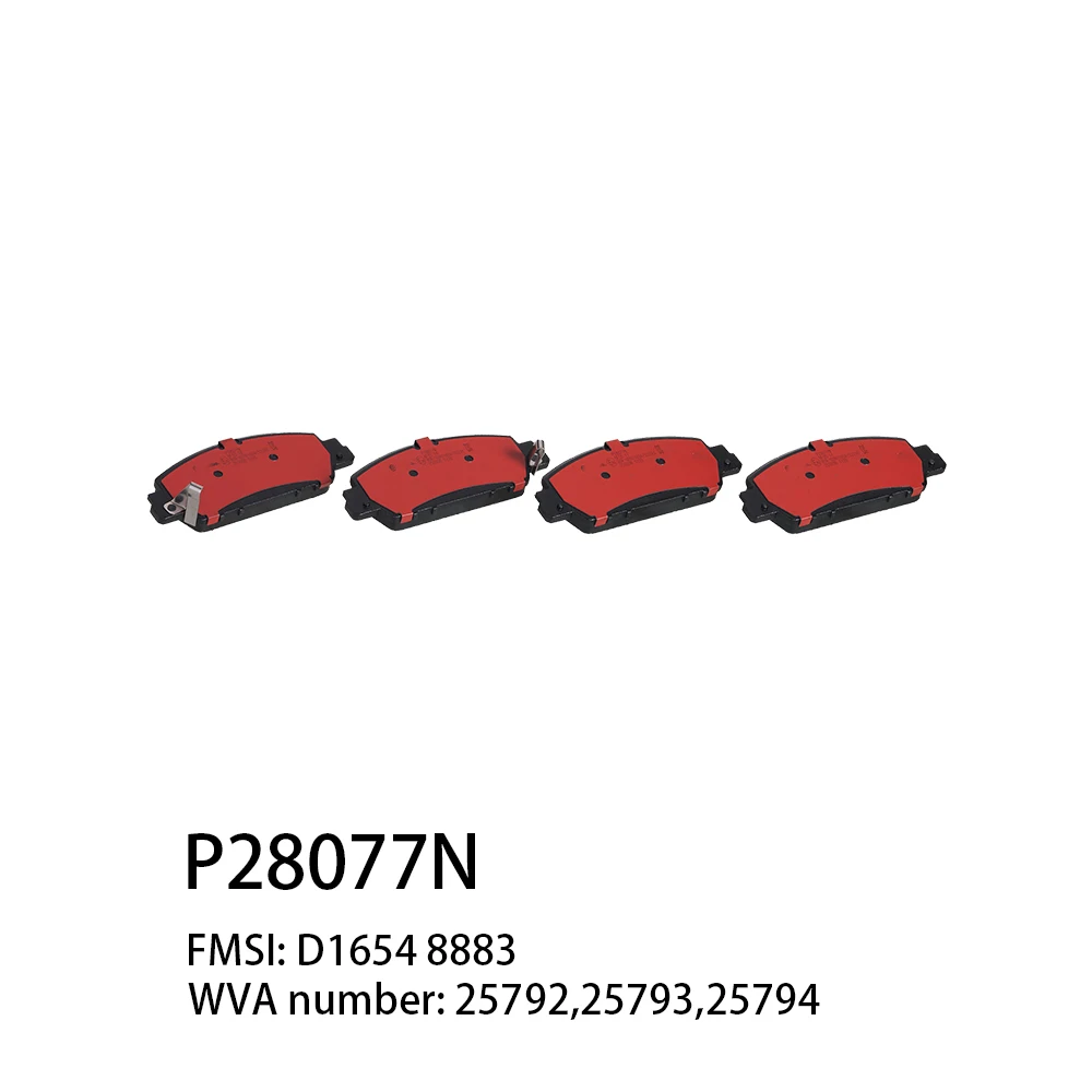 

Оригинальные передние тормозные колодки P28077N D1654 8883 подходят для Honda VEZEL (RU _) ACCORD IX (CR _) ACCORD X (CV _) VEZEL (RU _)