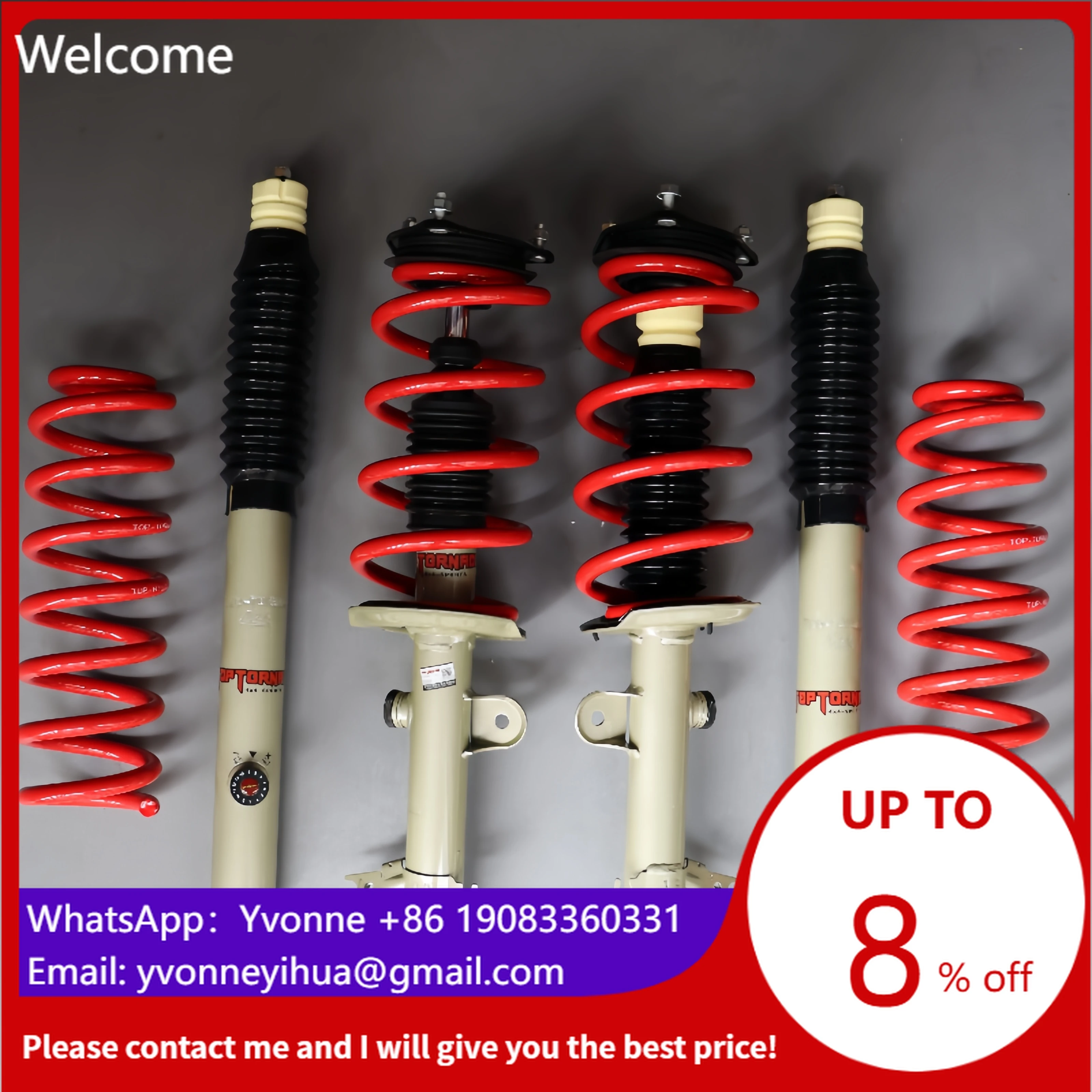 

Off Road Modification With Adjustable Shock Absorbers For Urban Roads For Haval DARGO Suspension Kit