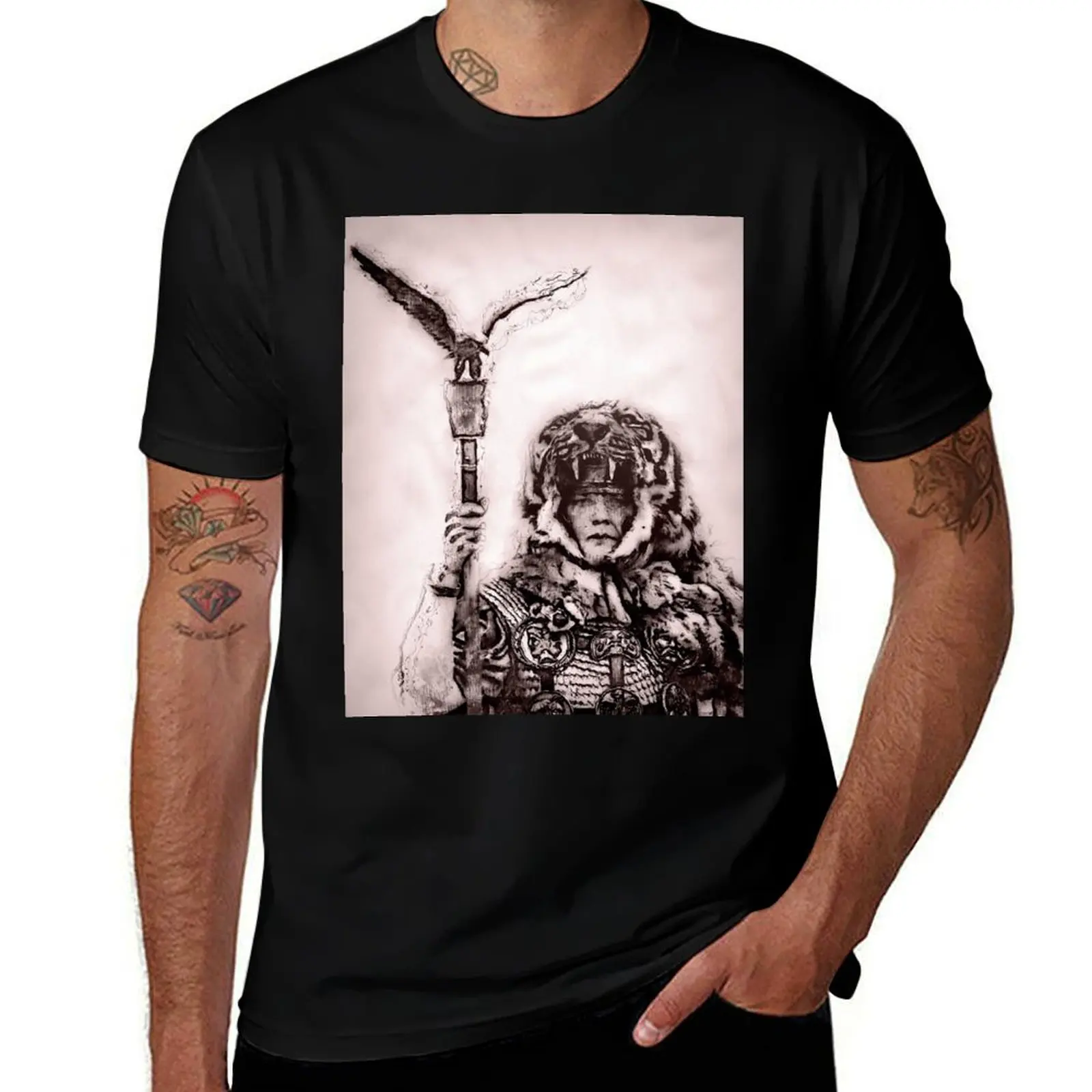 

Roman Legionary T-Shirt man t shirt heavy cotton cotton t shirts man 100%