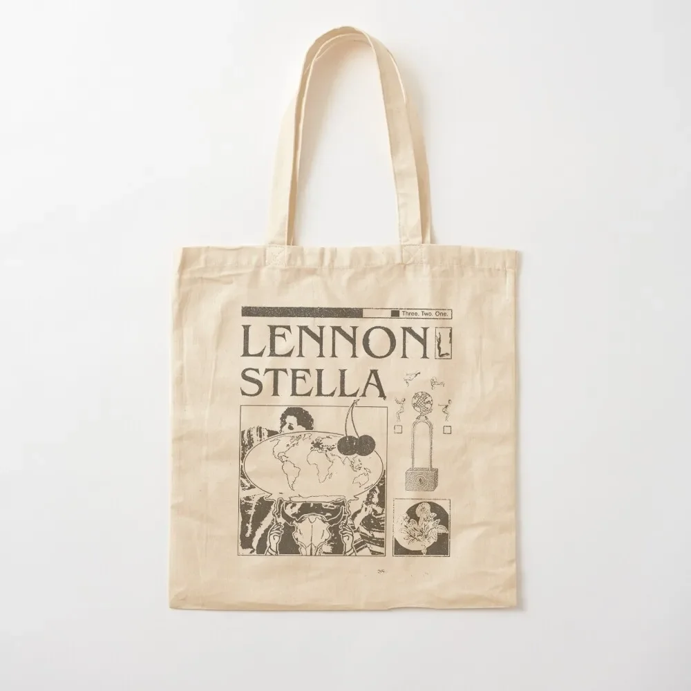 

lennon stella merch Tote Bag custom tote Shopper handbag personalized