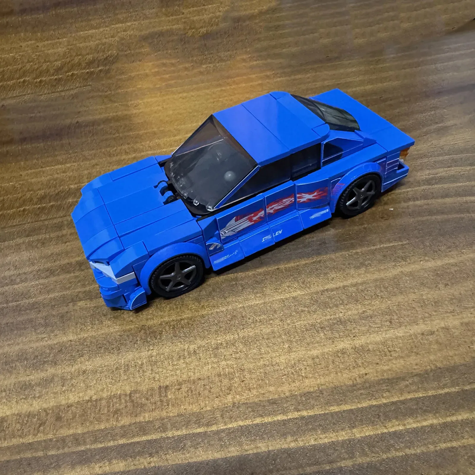 MOC DIY 330PCS Silvia S14 racing Speed ​​Series Assembly Building Blocks Creative Garage toy brick Children's birthday gifts