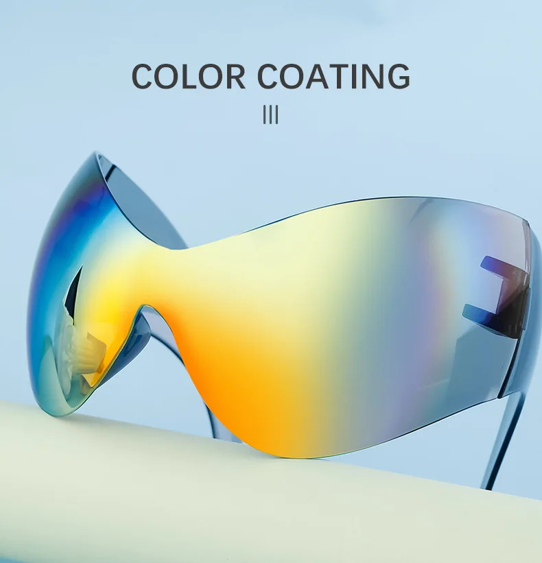 Y2k Sport Sonnenbrille Frauen Luxusmarke Trend Punk Sonnenbrille für Männer Retro 2000's Wrap Around Sonnenbrille futuristische Sonnenbrillen – Detail 8