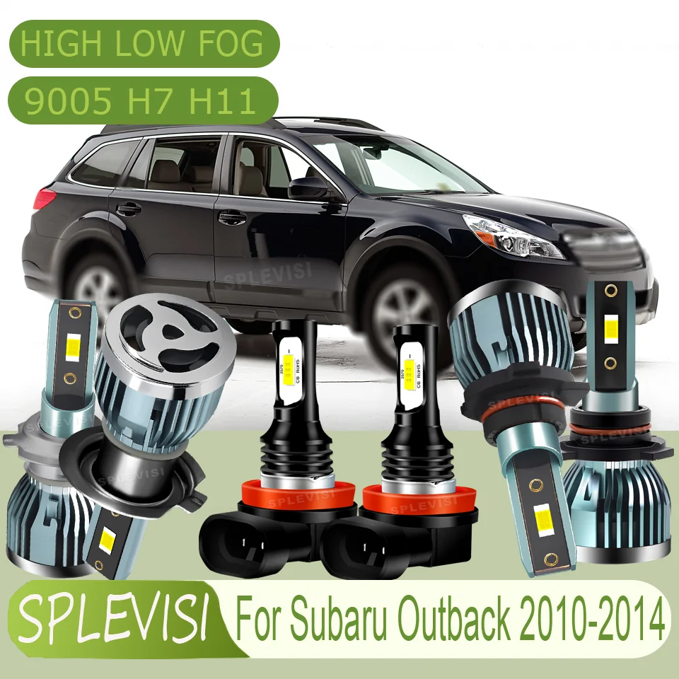 Long-Lasting Easy Installation Removal LED Headlight foglight For Subaru Outback 2010 2011 2012 2013 2014 Legacy 2010 2011 2012