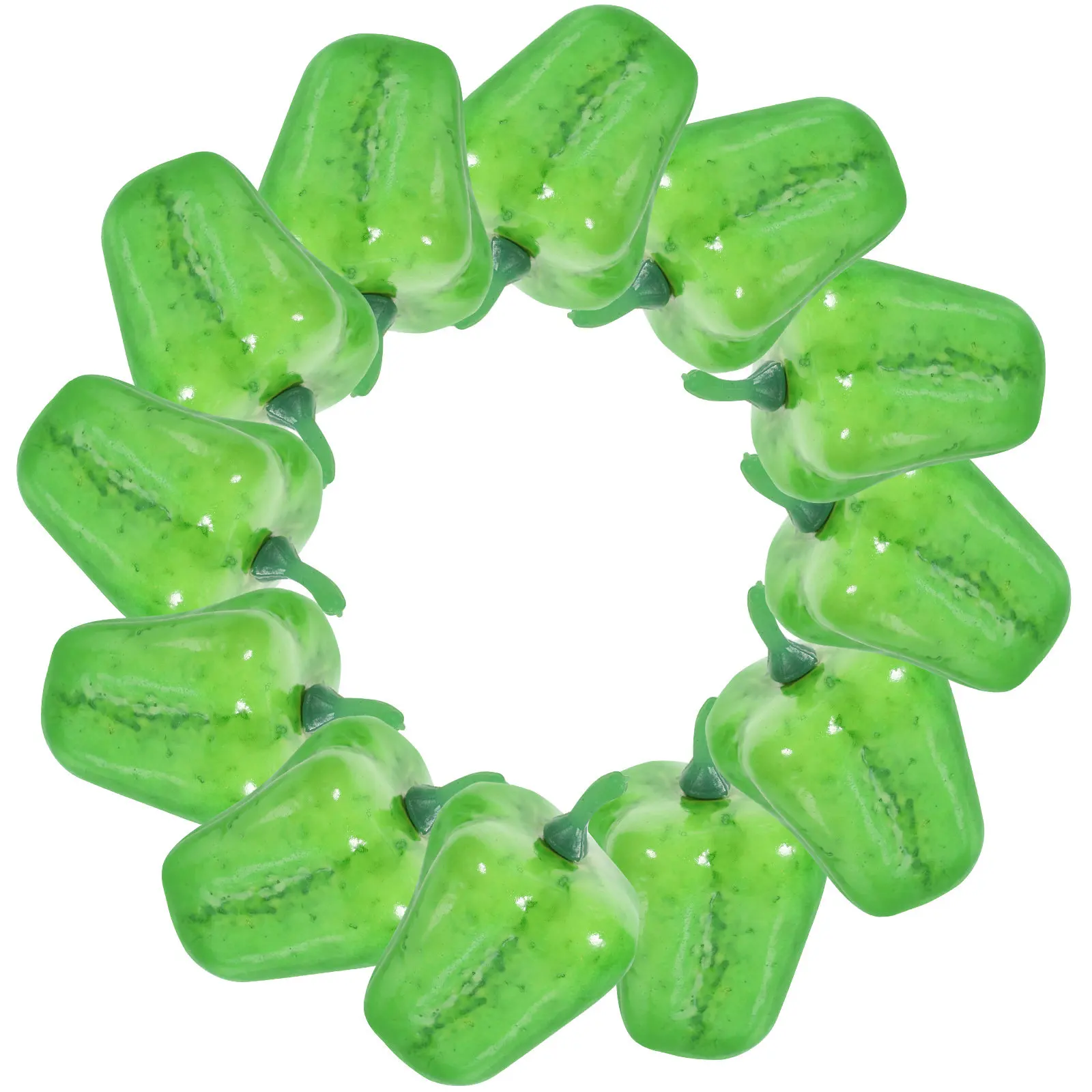 20 Piezas de Pimientos Artificiales de Espuma, Simulación Realista de Chiles, Ligeros, para Decoración del Hogar, Tiendas, Exhibiciones y Accesorios de Fotografía