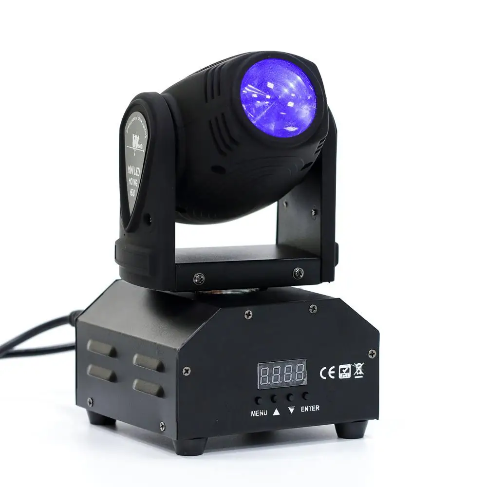 

BOTAI LED RGBW (4 in 1) 10W Import Beads 11/13CH Shaking Head Stage Light DMX512 Voice-activated Led Stage Light