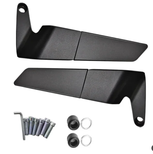 

Motorcycle modification rearview mirror Invisible wing side mirror Fixed wing rearview mirror