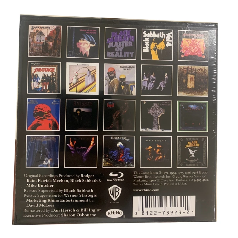 Ozzy Osbourne Heavy Metal Rock música CD caja negra el álbum Original completo registro de música BD Cosplay trampas de sonido caja de regalo