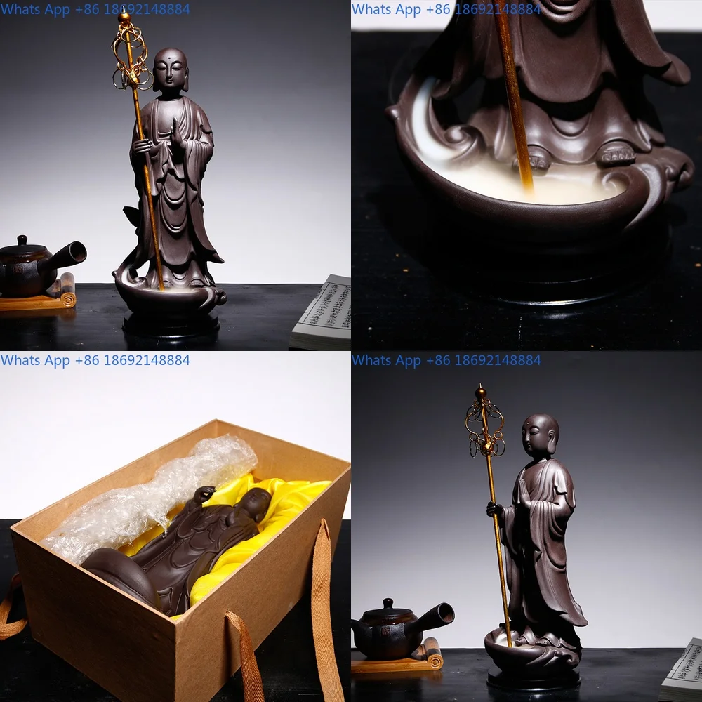 

Buddha Zodiak Incense Burner Ceramic Figurine Home Decor Art Craft Aromatic Diffuser Creative Ornament