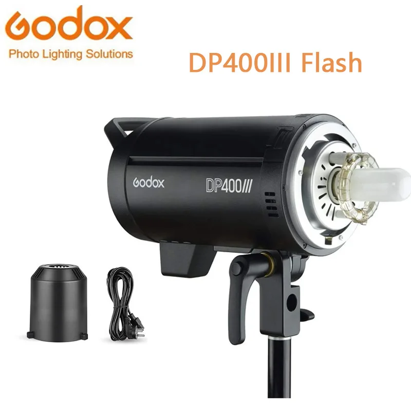 

Original Godox DP400III Studio Flash Light 400Ws 2.4G Wireless X System Strobe Light 5600K Photography Flashes for Shooting