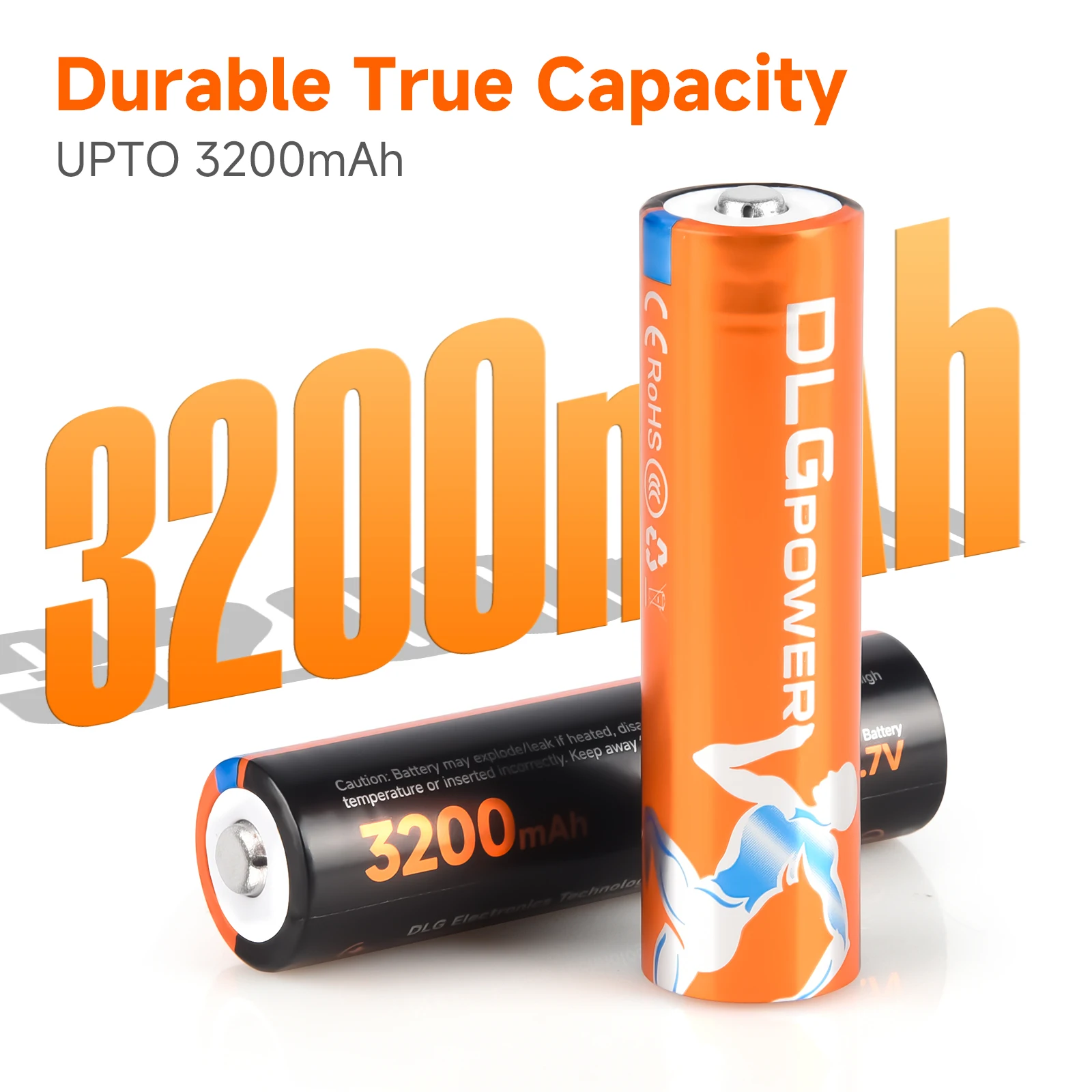 DLGPOWER 3.7V 18650 3200MAH 充電 - Vape Battery 18650 のレビューと価格
