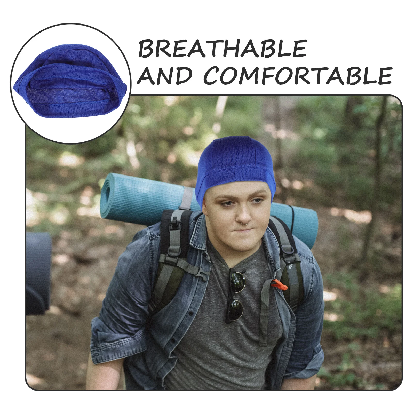 

Breathable Inner Hat Motorcycle Liner Soft Protective Inner Cover Skull Cap for Outdoor Riding Sports