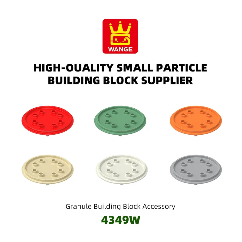

WANGE 27Pcs/Lot 4349W small horn cover Block Moc Color Accessories Compatible with Brick DIY Children's Toy Assembly Gift Box