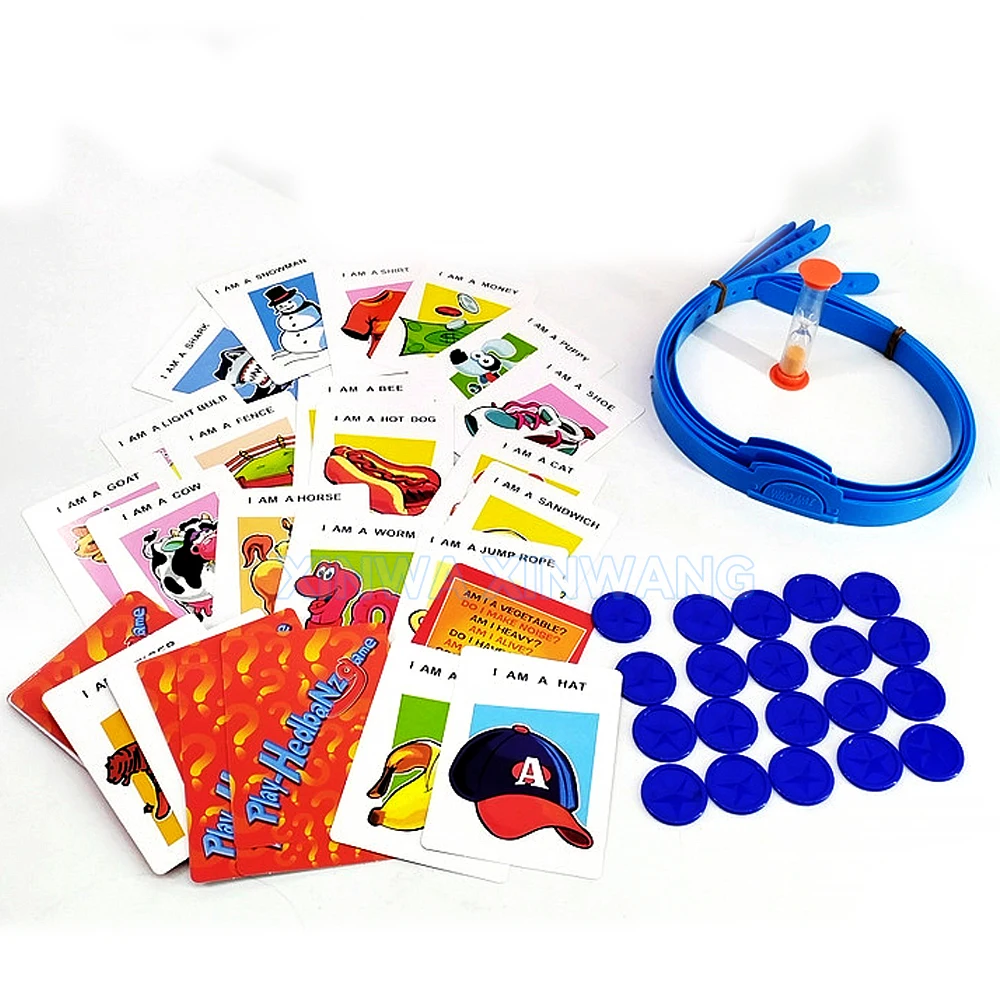 What Am I HEDBANZ ゲーム I Said Guess Who I Am キッズボードゲーム エンターテイメントおもちゃ パーティー用品 親子インタラクティブ