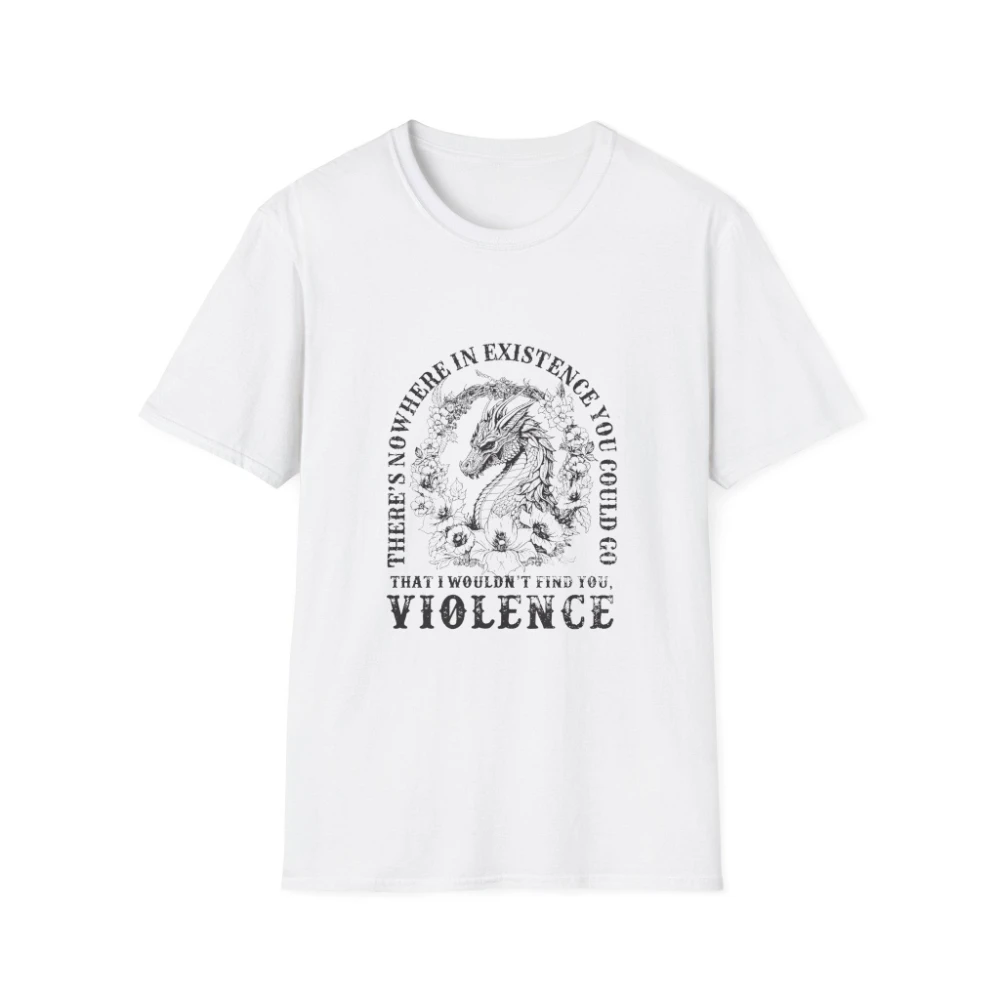 Bookish Merch Xaden Riorson Fourth Wing Voilet Quote Softstyle Tee Basgiath Merch Booklover Short Sleeve Shirt Women for Summer